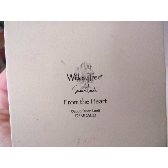 Willow Tree 2003 Trinket Box by Susan Lordi "From the Heart" - Picture 4 of 4